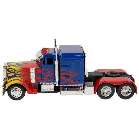 Transformers Optimus Prime Semi Truck Diecast Metal 5" Movie Car by Jada Toys